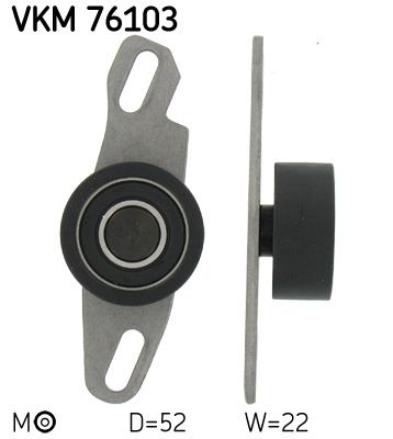 Obrázok Napínacia kladka ozubeného remeňa SKF  VKM76103